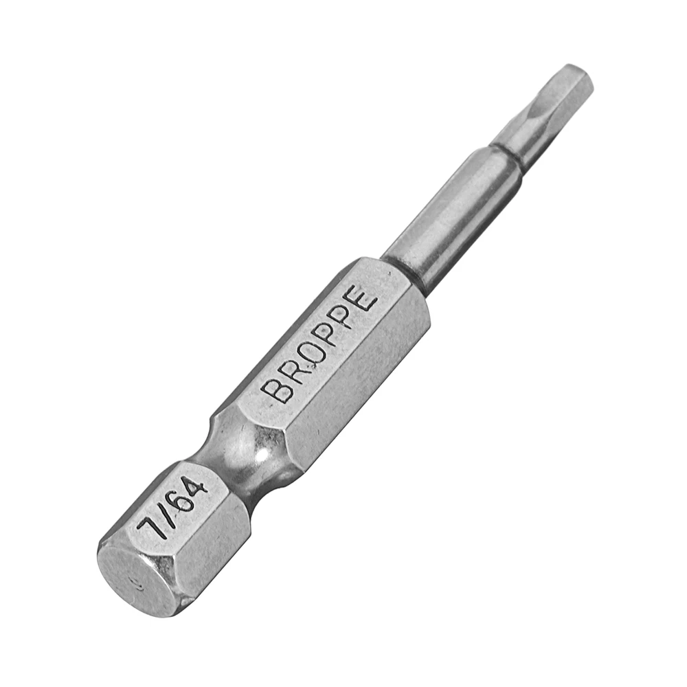 Broppe 7 шт. SAE 5/64-5/16 дюймов 65 мм магнитный шаровой наконечник отвертки биты 1/4 дюймов шестигранный хвостовик S2 стальной электрический отвертка Набор бит