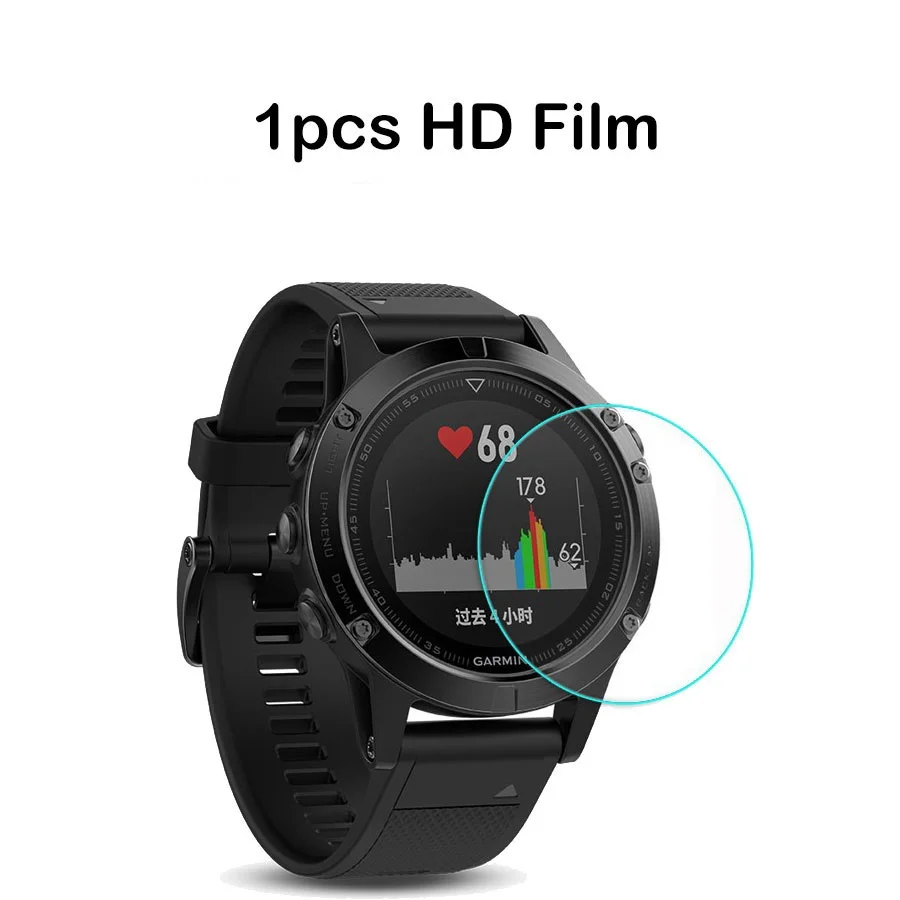 1Pcs HD film 20 мм ремешок для часов для Garmin Fenix 5s 5s Plus smartWatch Quick Release силиконовый Easyfit для Garmin Fenix5S ремешок на запястье - Цвет: 1Pcs HD film