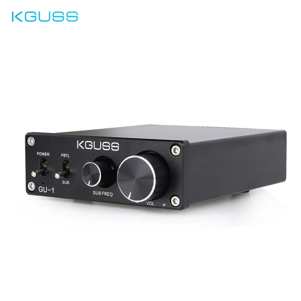 

Мини Hi-Fi усилители KGUSS GU-1 tpa3116d2 класса d можно переключать на усилитель басов NE5532P, усилитель высокой мощности