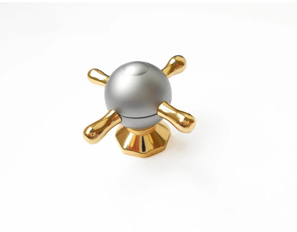 Современный лаконичный дизайн ручка шкафа из золотого и серого сплава выдвижные