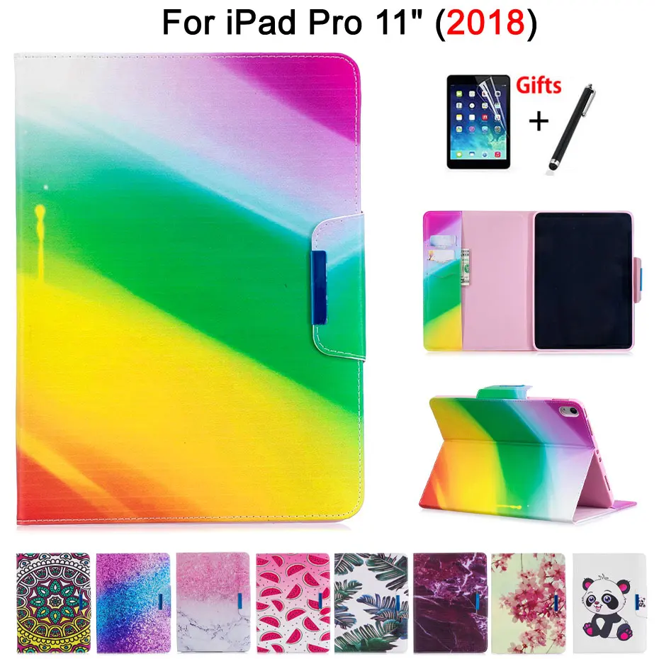 Модный чехол с принтом для iPad Pro 11 &quot2018 Smart Cover принципиально новый дюймов 2018