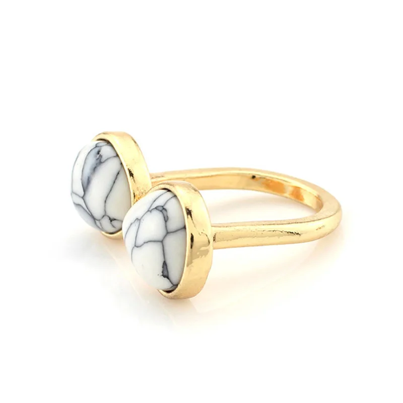 Женское кольцо с искусственным камнем Ширина 17 мм цвет золото 1 шт.|fashion rings for