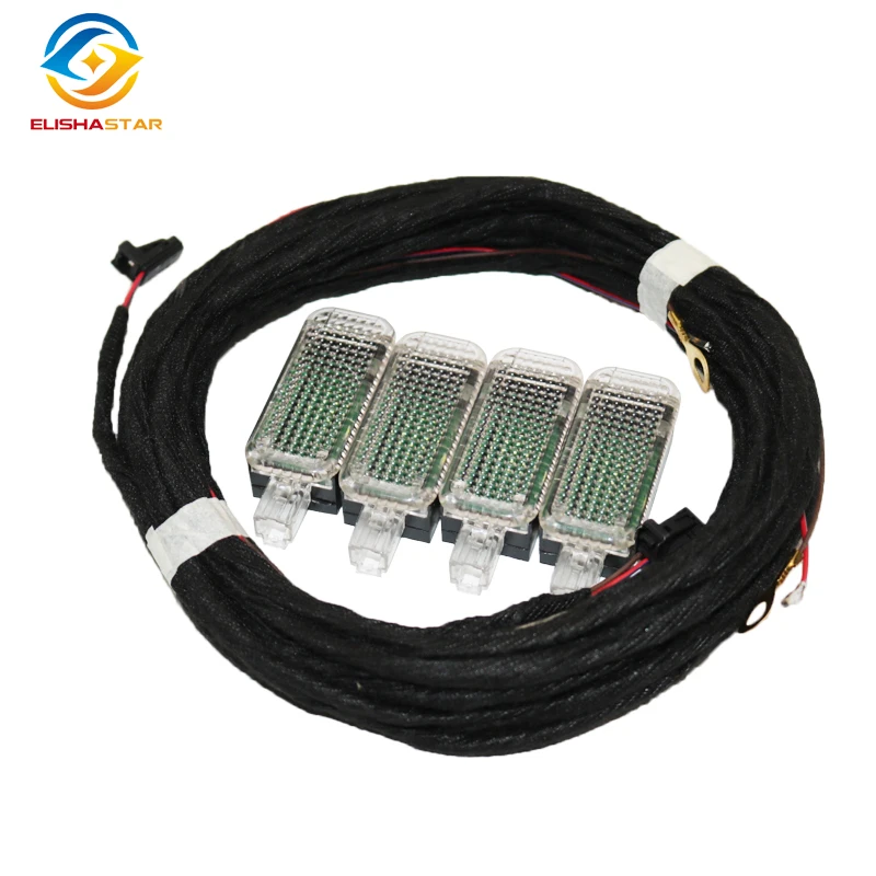 3AD947409 4 шт. светодиодный светильник для ног и кабеля для гольфа J etta MK5 MK6 Passat B6 B7 Tiguan Octavia Leon