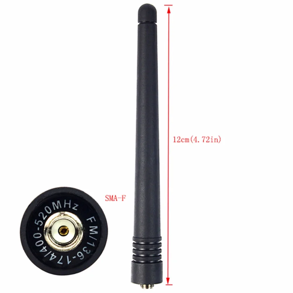 10 шт. Retevis SMA F антенна VHF UHF 136 174/400 520MHz для RT5 RT 5R 5RV Ham Радио Walkie Talkie J9108D|vhf uhf|antenna vhf