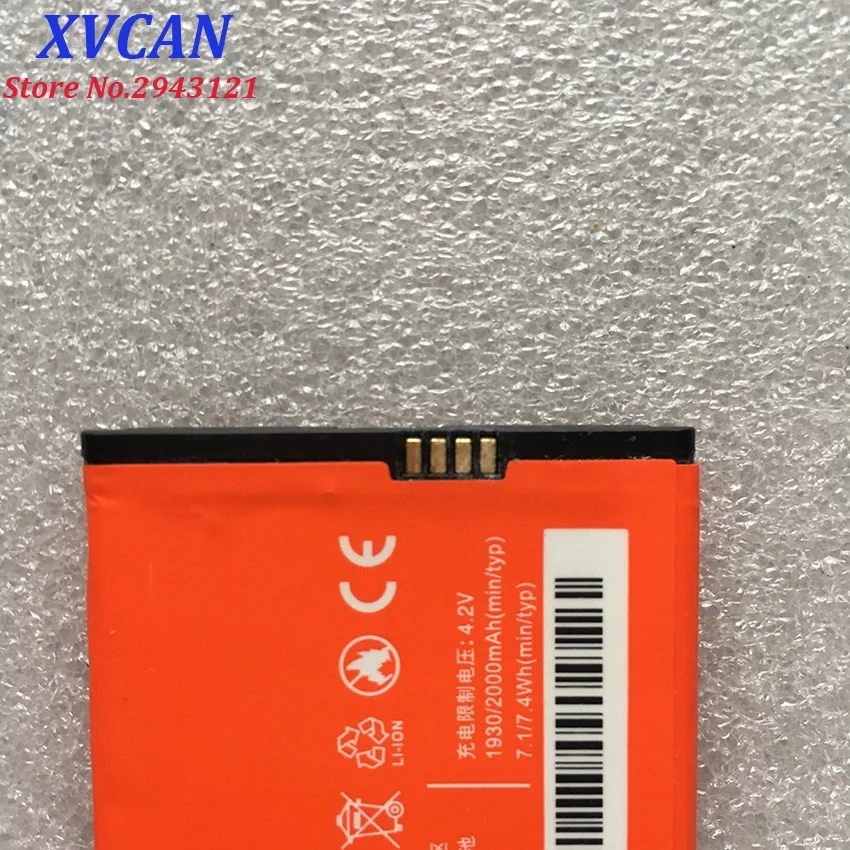 Аккумулятор для Xiaomi Mi2 100% высокое качество 2000 мАч BM20 литий-ионная батарея