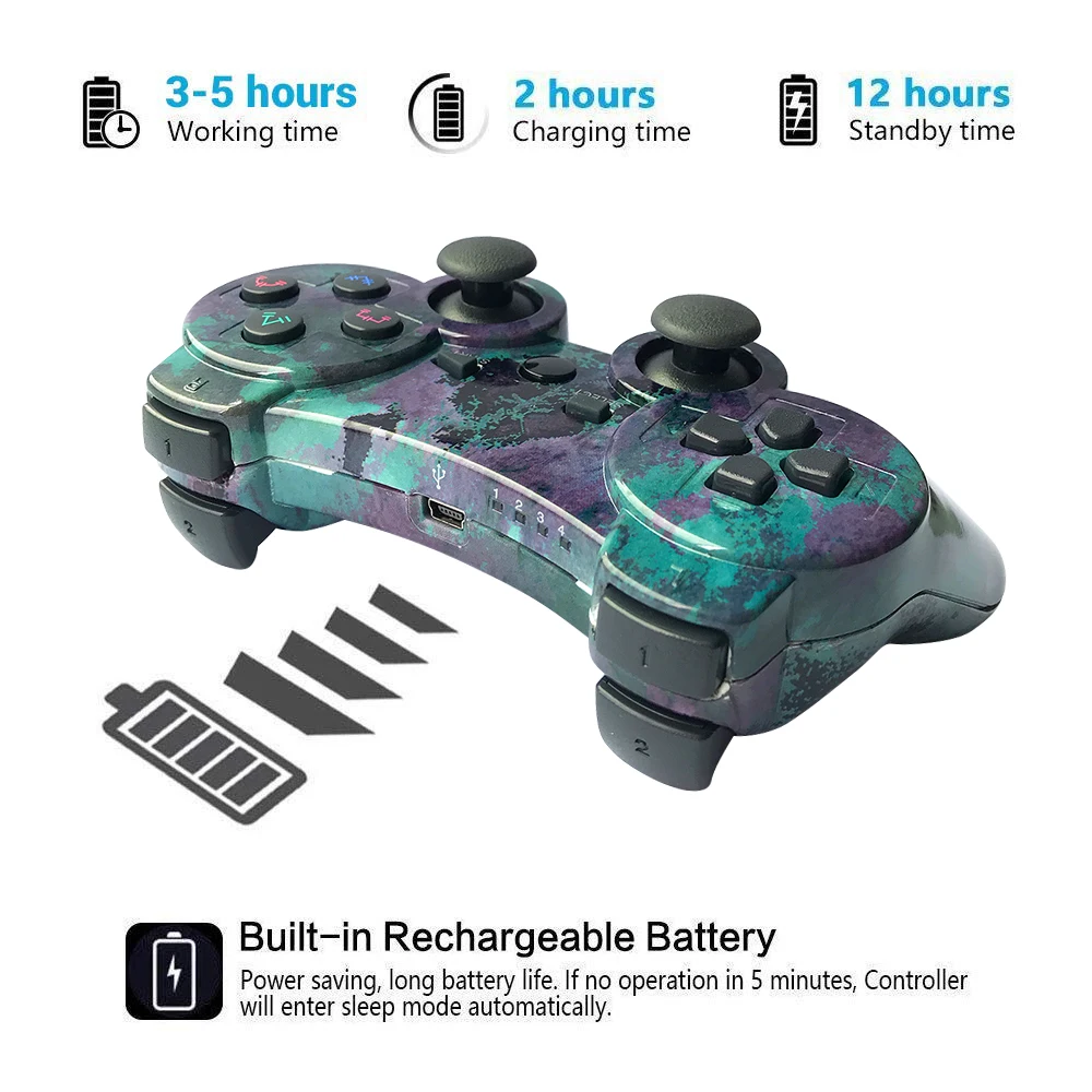 K ISHAKO контроллер для PS3 ПК беспроводной Bluetooth геймпад SONY Playstation 3 dualshock game