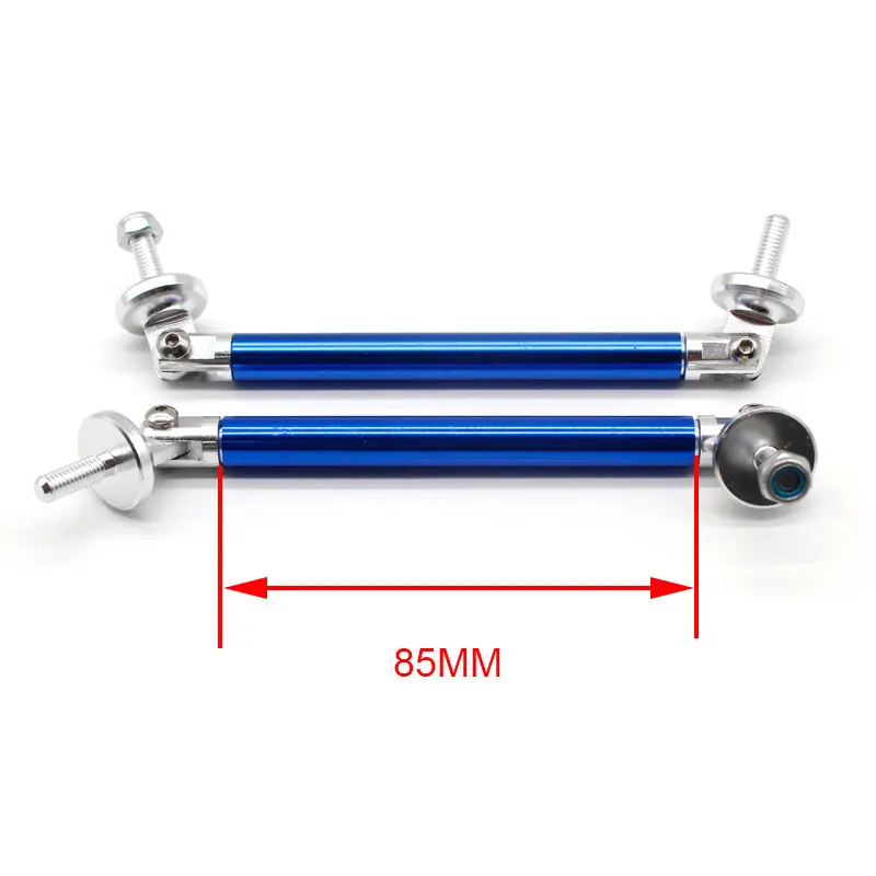 85MM blue DEFT 2 шт. Автомобильная Передняя Задняя рамка Бампер для губ протектор Универсальный Авто Грузовик штанга разветвитель стойки галстук бар поддержка для Honda Toyota - Цвет: 85MM blue