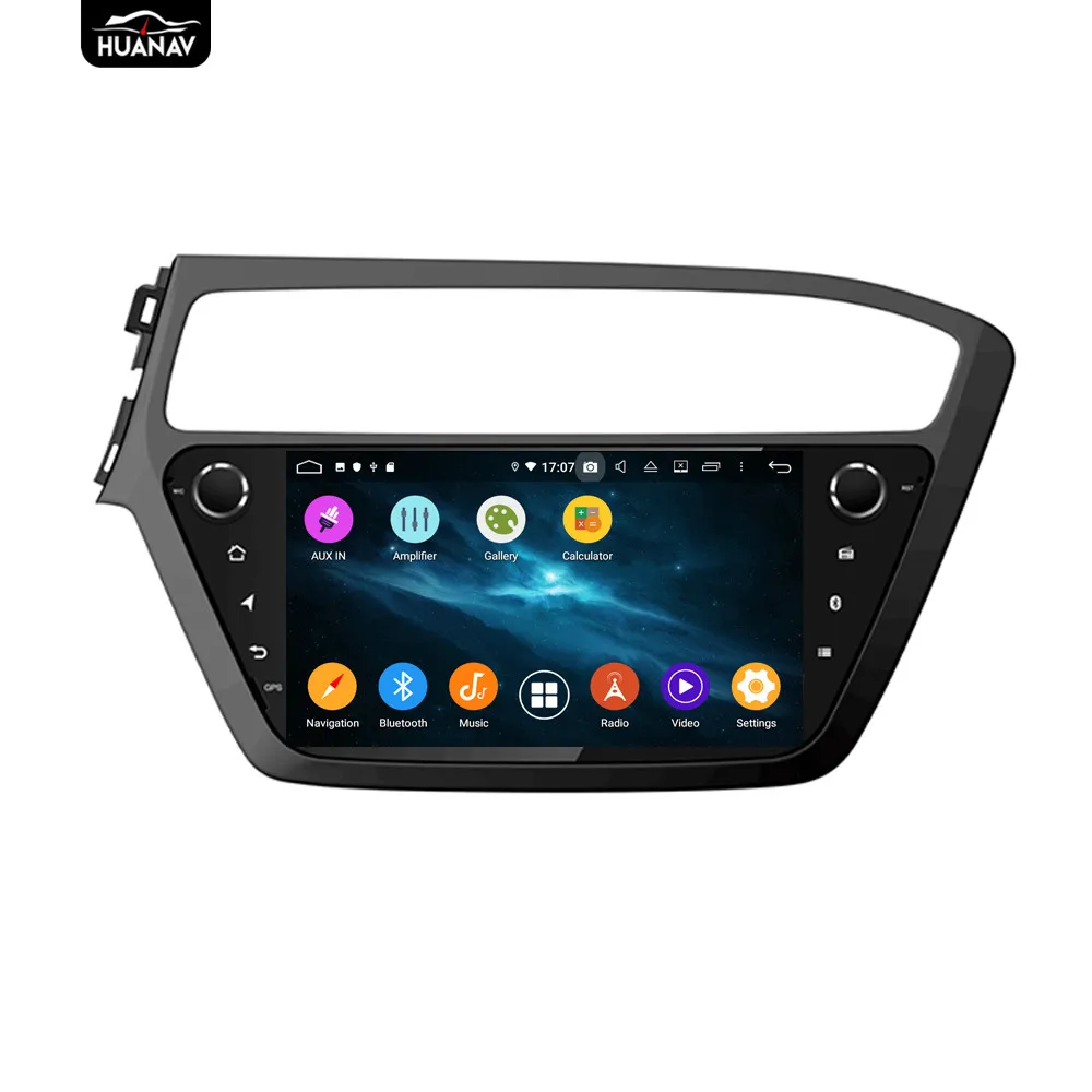 Автомобильный DVD плеер DSP Android 9 GPS навигация для Hyundai I20 2018 автомобильное радио