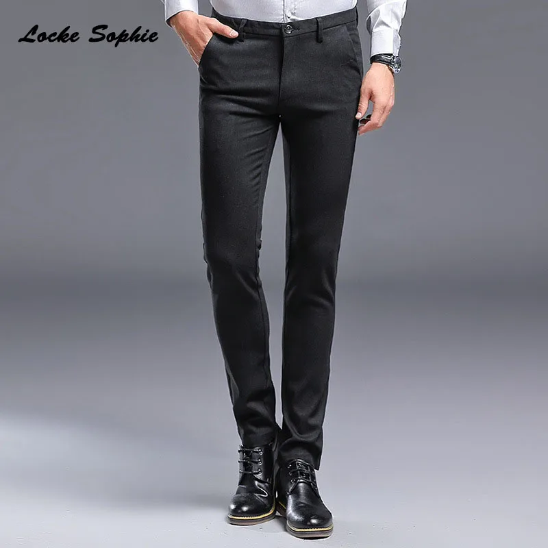 1 шт. мужские брюки карандаш с высокой талией большие размеры 2019 Осенний