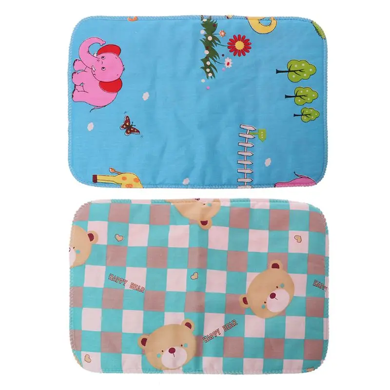 Pa&ntilde;ales reutilizables de colch&oacute;n para reci&eacute;n nacidos, alfombrilla impermeable para cambiar s&aacute;banas, 25x35, 1 unidad-2