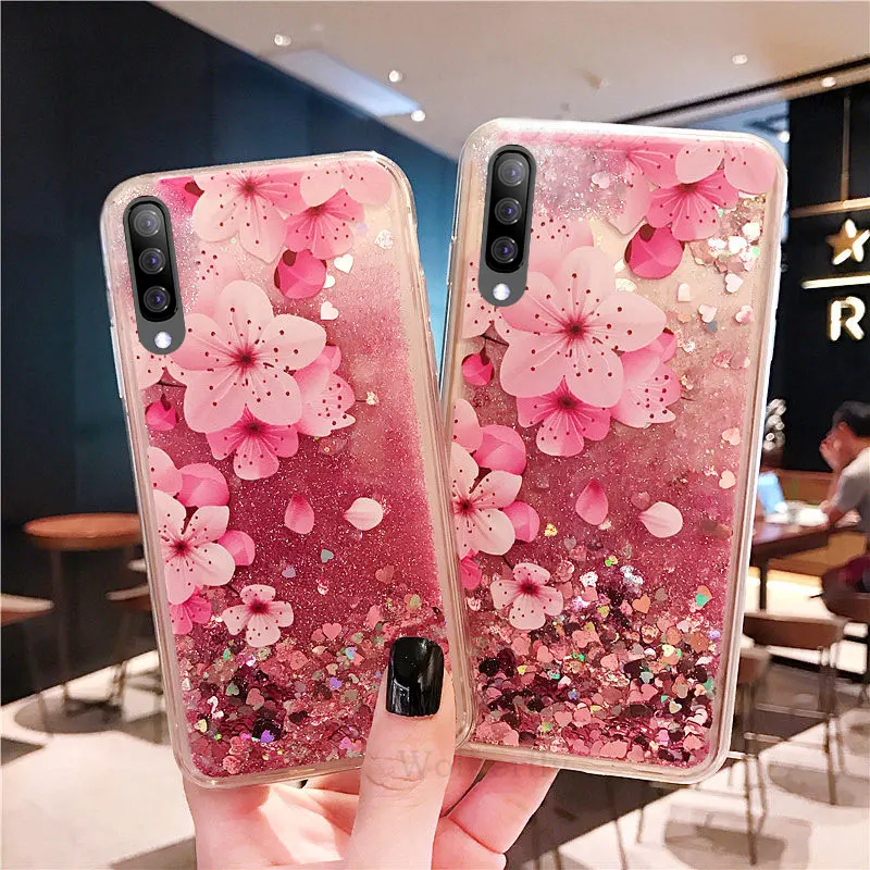 Жидкий зыбучий песок чехол для samsung Galaxy A50 чехол для телефона samsung A50 чехол для samsung Galaxy A50 A 50 SM-A505F A505 чехол