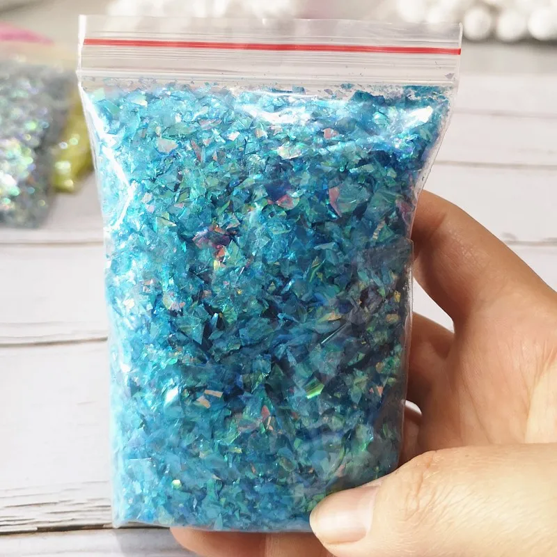 Blue 20g 20 г конфетная бумага 17 цветов слизистая оболочка бумажный наполнитель глиняная игрушка DIY клейкие аксессуары украшения желе грязи рук Жевательная глина для детей - Цвет: Blue 20g