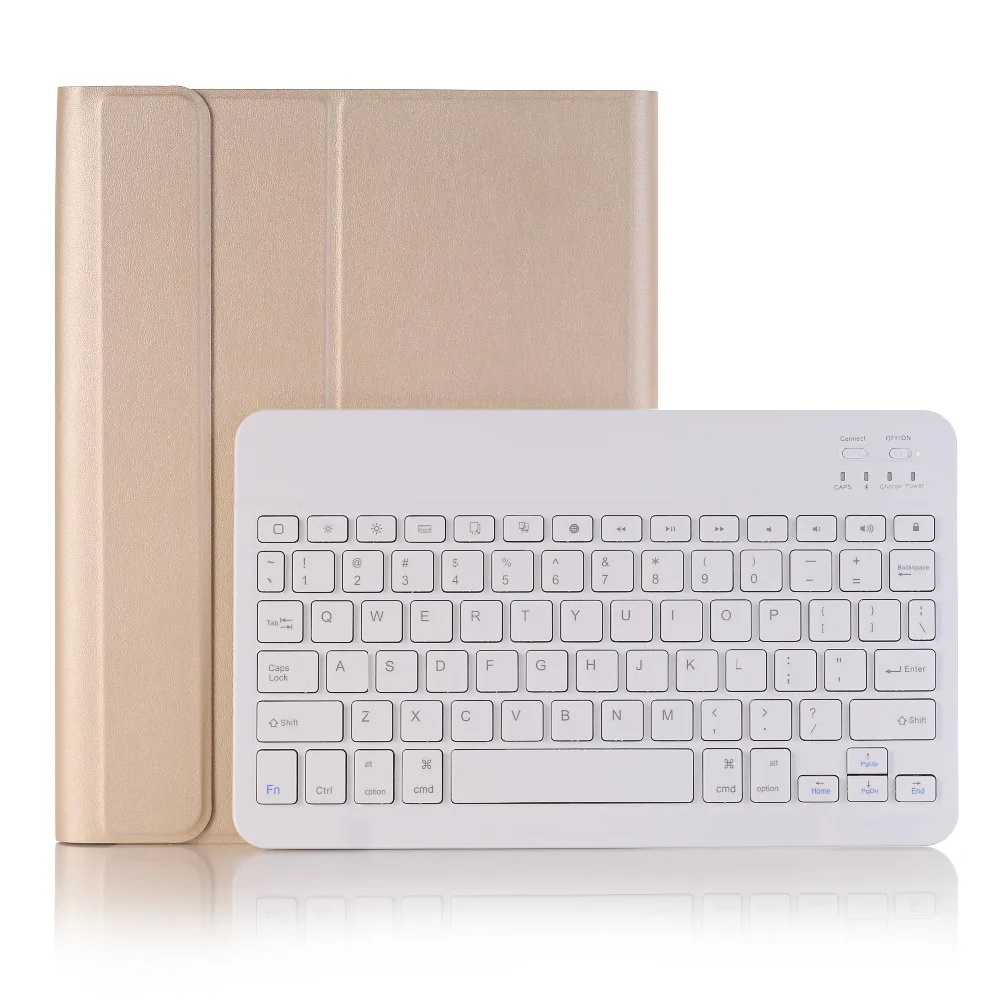 Принципиально для iPad A1893 Чехол для iPad Air 2 1 съемная Wi-Fi Bluetooth клавиатура Стенд чехол для iPad 9,7+ карандаш держатель
