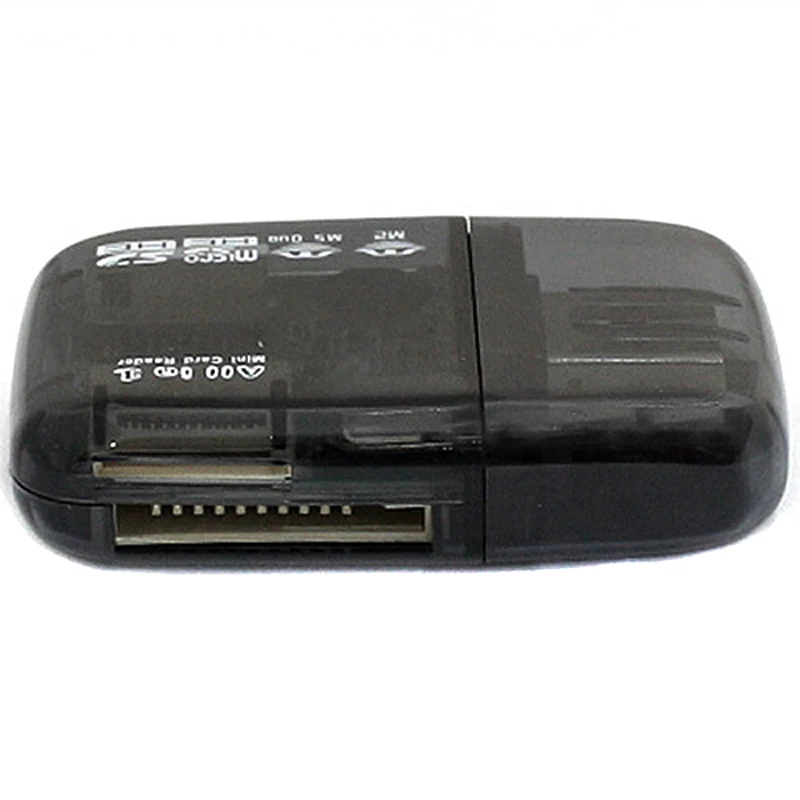 Устройство чтения карт памяти SD/SDHC Micro-SD/TF MS-Duo M2 черное USB 2 0 Кардридеры и адаптеры |