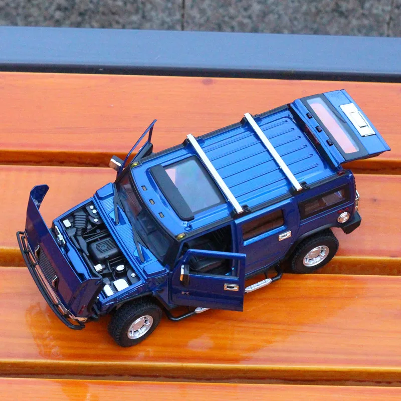 Cool Die-cast Model Car 1:24 scale car carros de metal toys for children/ kids1:24 For Hummer H2 SUV mkd52 | Игрушки и хобби