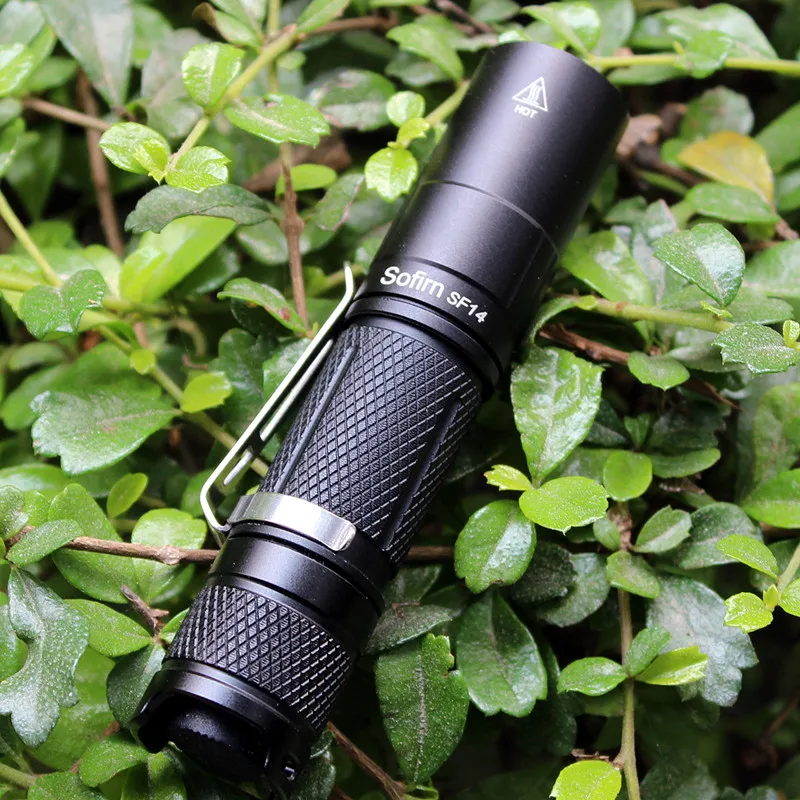 Sofirn SF14 Kit Mini LED Flashlight AA 14500 Cree XPG2 EDC Pocket Light Torch Keychain Penlight with Battery Charger | Лампы и