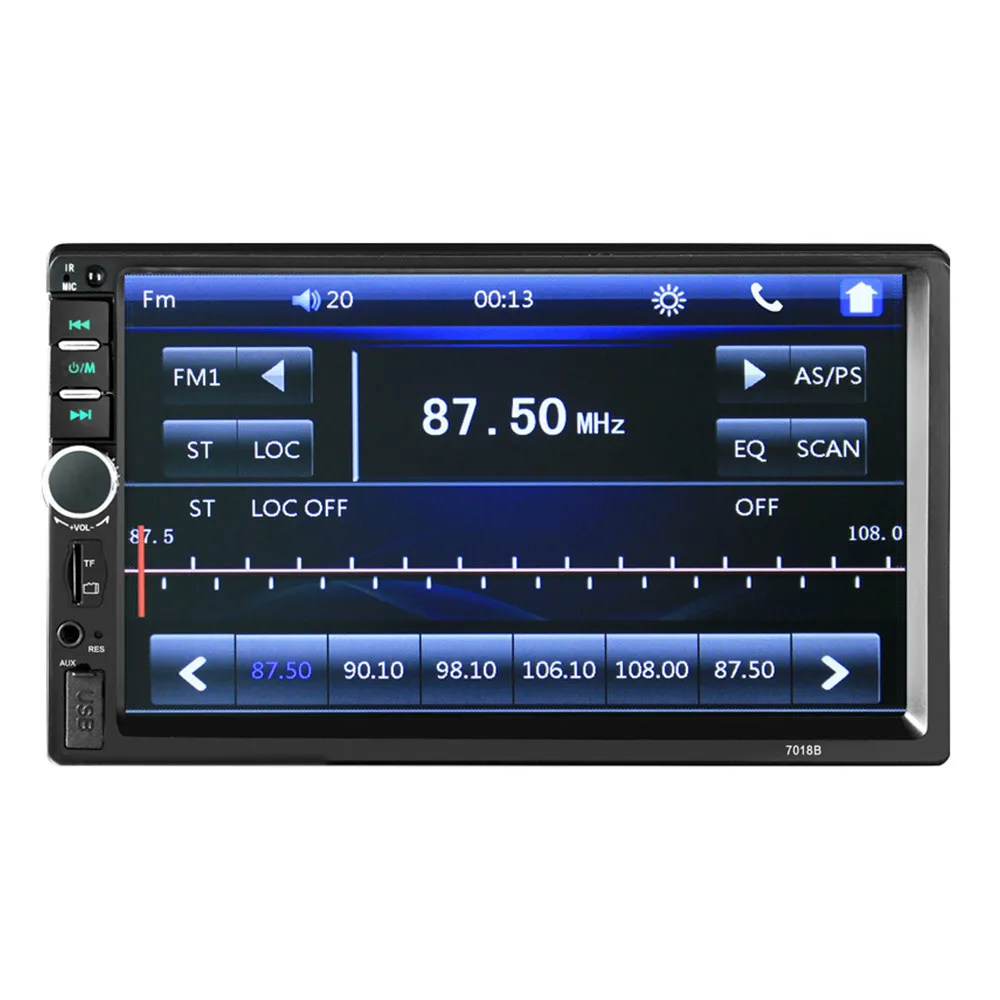 AIYIMA 7 &quotBluetooth Автомобильный MP5 плеер 1 Din мультимедийный видео TF AUX авто FM MP4 аудио
