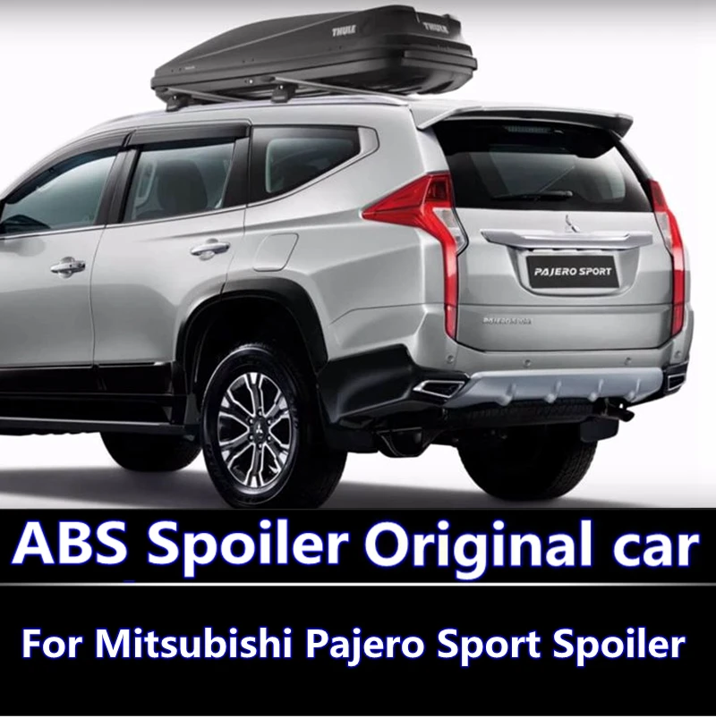 Для mitsubishi pajero sport 2016-2017 спойлер высокого качества ABS Материал заднее крыло