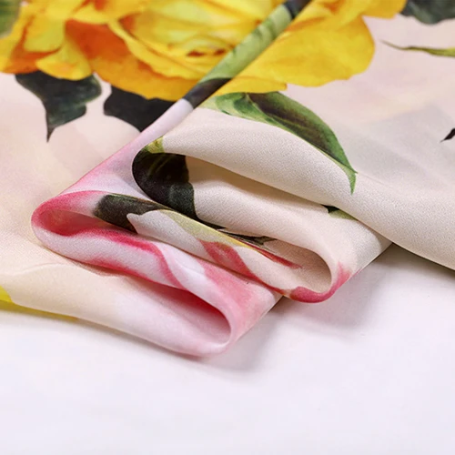 2017 spring and summer digital inkjet silk cloth clothing fabrics wholesale high quality free shipping the | Дом и сад