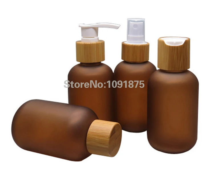 Бесплатная доставка 120 мл коричневые матовые бутылки для домашних животных с