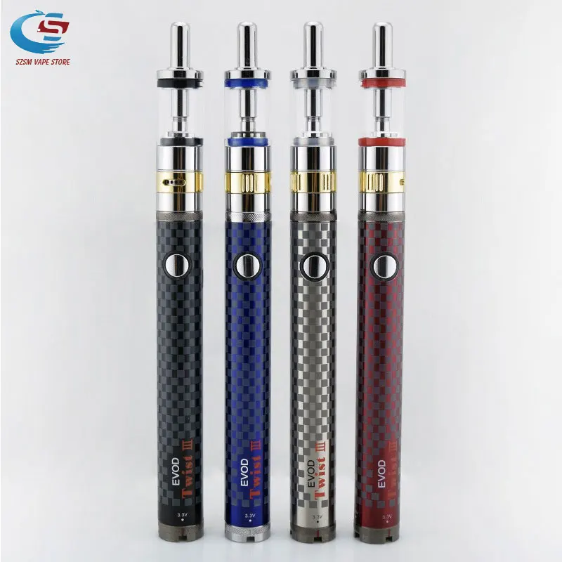 Горячая электронная сигарета SUB TWO Evod Twist 3 mods kit m16 испаритель ego кальян ручка vape
