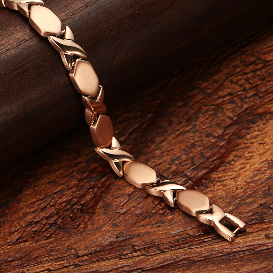 Модный Магнитный титановый браслет WelMag для здоровья спортивные мужские браслеты