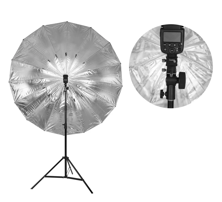 Godox камера вспышка крепление для вспышки Speedlite Поворотный Светильник Стенд кронштейн с зонт-отражатель держатель для камеры DSLR