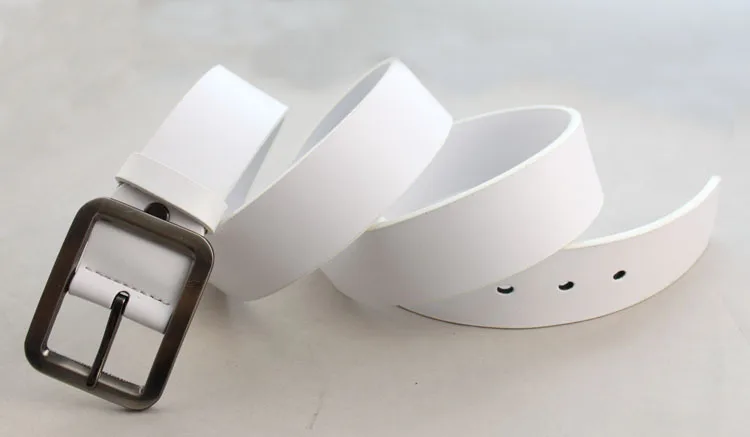 Мужской классический пояс из натуральной коровьей кожи 2 шт. #23653|belt leather|leather wrist