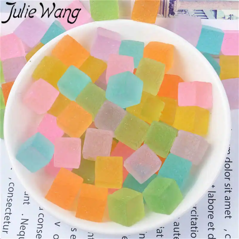 Julie Wang 20 шт. полимерные мягкие конфетные Подвески слизь желейные конфеты еда