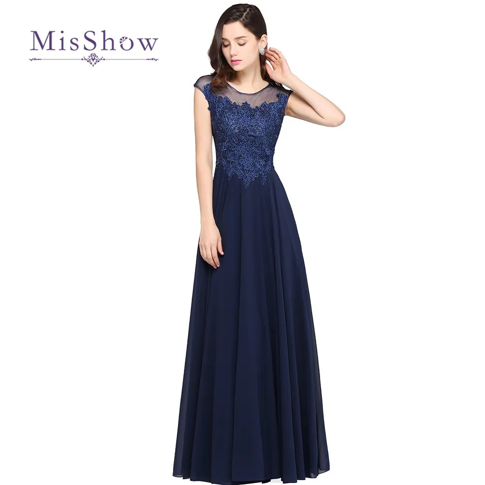Vestido de Festa Longo In Stock Chiffon Appliques Long Evening Dresses Cheap Party Robe De Soiree Longue | Свадьбы и торжества