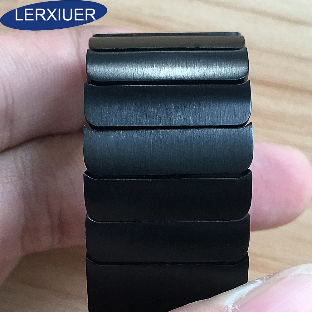 Ремешок Lerxiuer из нержавеющей стали для apple watch band apple watch 4 apple watch 4 0 мм 38 мм 42 мм 44 мм аксессуары для наручных часов