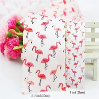 10 yards 25mm 57mm cute cartoon red crowned cranes printed tape poslyter grosgrain ribbon diy sewing material