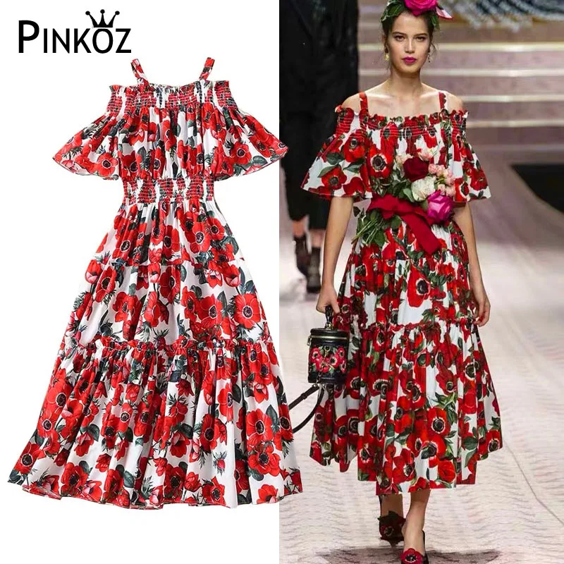 Пикантное Макси платье Pinkoz с вырезом лодочкой открытыми плечами коротким