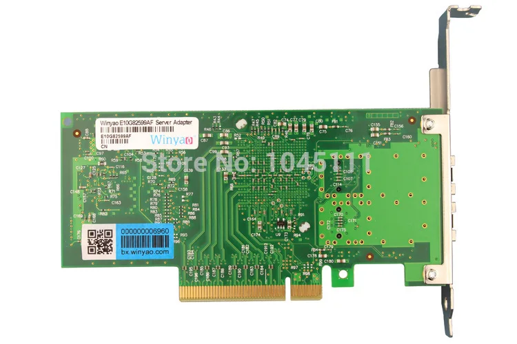 Сетевой адаптер Winyao E10G82599AF PCI E 10000 Мбит/с IntelJL82599ES X520|ethernet network adapter|dual portnic card |