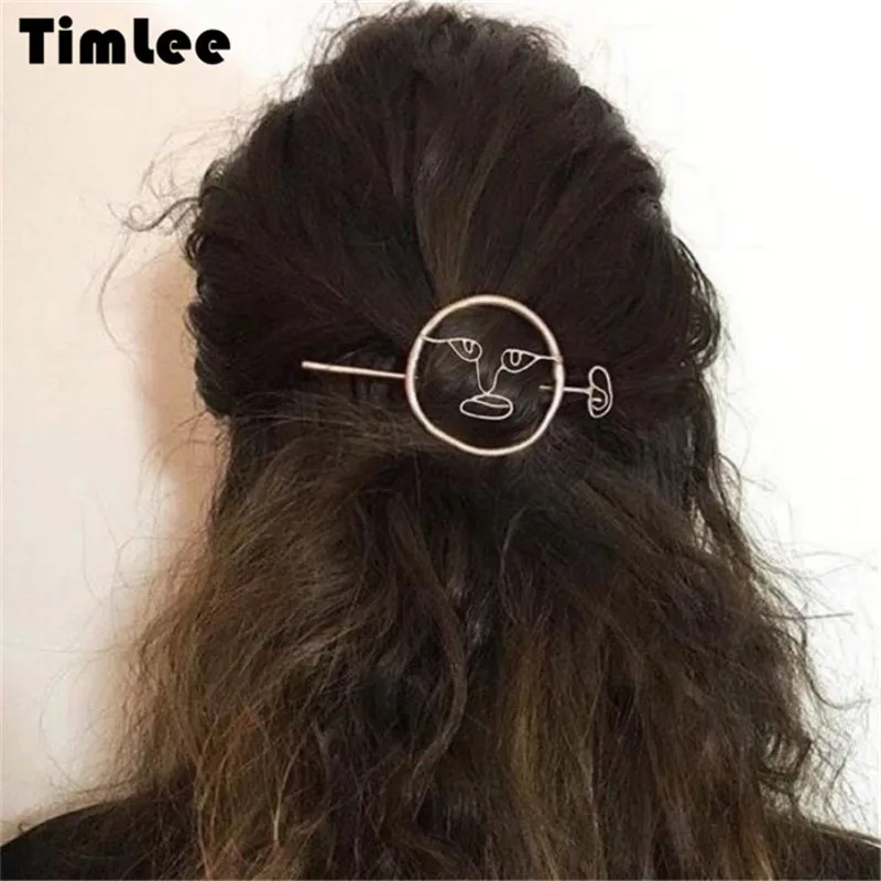 Металлическая заколка для волос Timlee H073 бесплатная доставка оригинальная оптовая