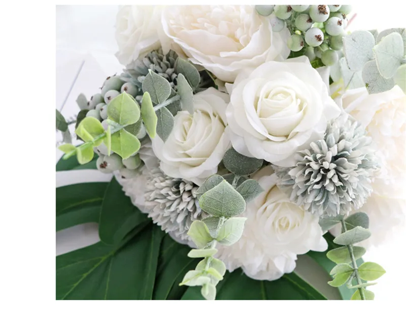 Искусственные цветы fleurs artificielles искусственные цветы для декора Ручной моделирования розы гортензии большой букет дом