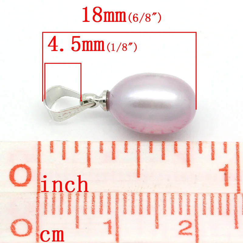 DoreenBeads подвески из меди и груши Овальные натуральные произвольный цвет для