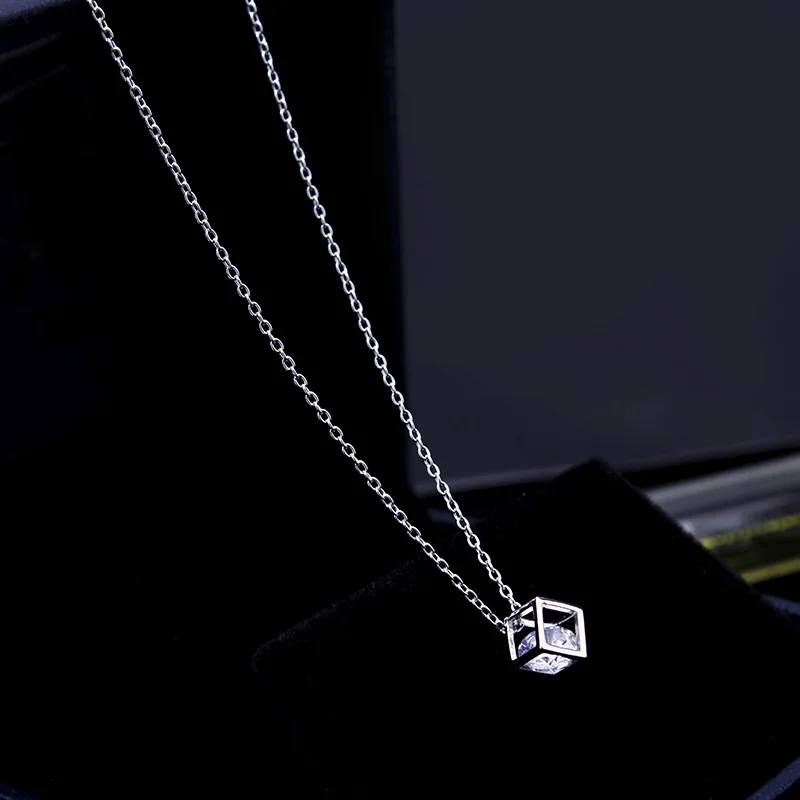 Новое поступление 2018 ожерелье YUN RUO цвета розового золота модное женское с