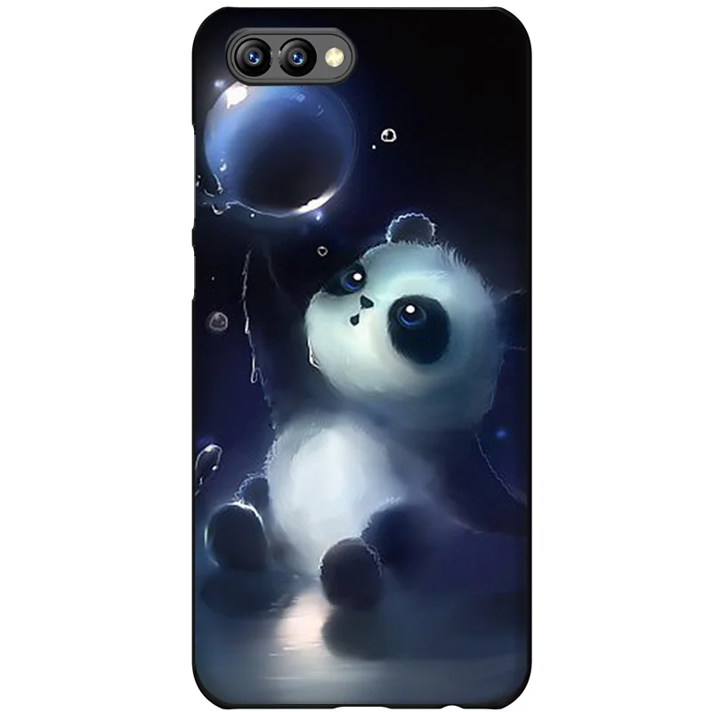 Чехол для мобильного телефона из ТПУ с флуоресцентной пандой Huawei Honor 6A 7X 7A 7C 8 8X 8C 9