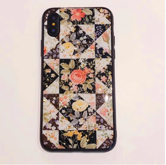 Новый золотой фольгой винтажный цветочный чехол для iphone X XR XS MAX 8 7 6 6s Plus|Бамперы| |