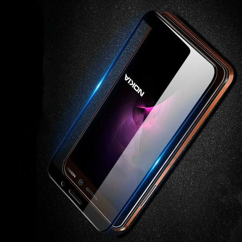 9D полностью изогнутая защитная пленка из закаленного стекла для Nokia 4 2 3 1 5 6 7 8 Plus X5