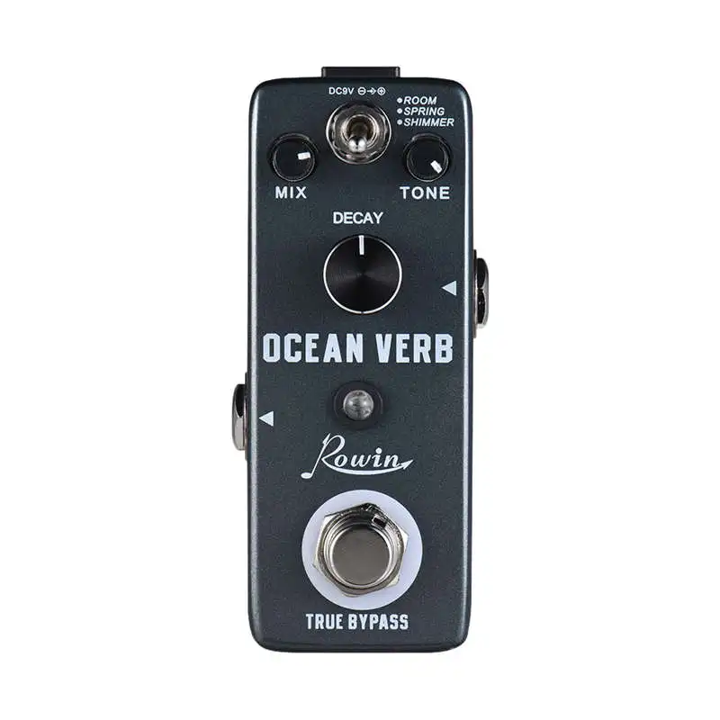 Цифровая педаль для гитары Rowin Ocean Verb с реверберацией 3 режима|Детали и аксессуары