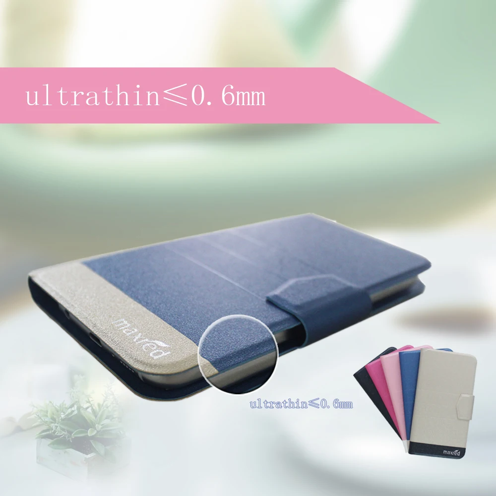 

5 Colors Hot! MLS Diamond Fingerprint C8 4G Case Phone Leather Cover, Protective Full Flip Stand Leather Phone Shell Cases