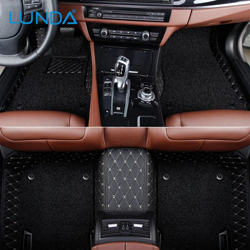 LUNDA автомобильные коврики для Jeep Grand Cherokee Wrangler Commander компасы Патриот 3D
