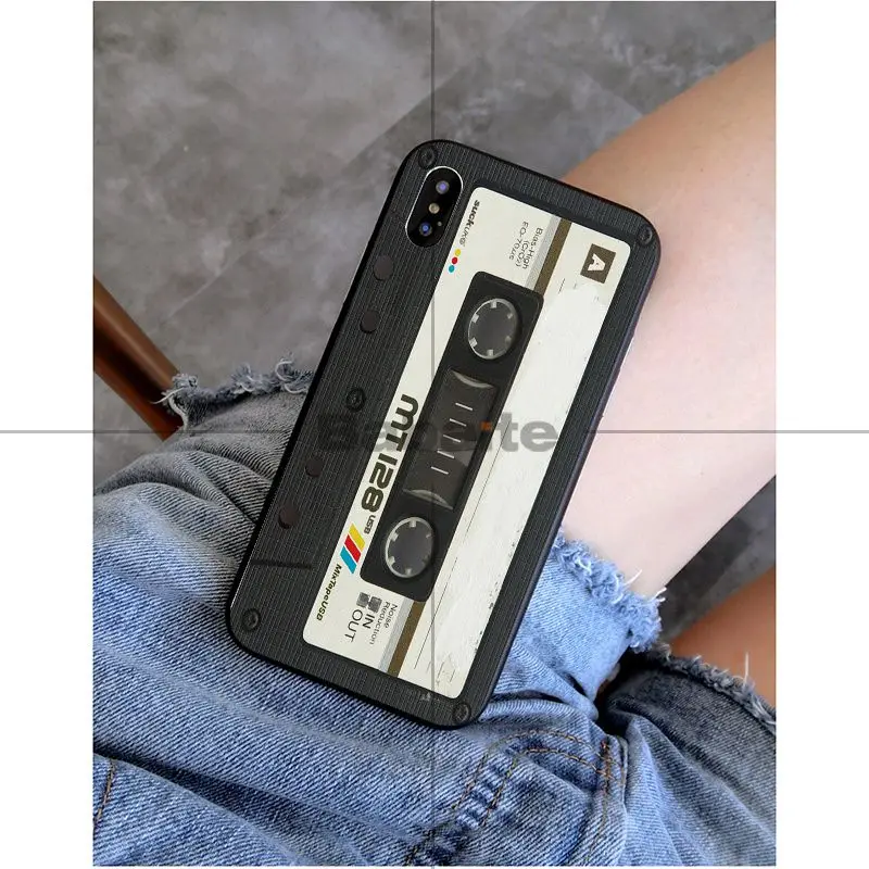 Babaite Retro Camera Cassette Tapes TPU Soft Phone Case Cover for Apple iPhone 8 7 6 6S Plus X XS MAX 5 5S SE XR Mobile Cover