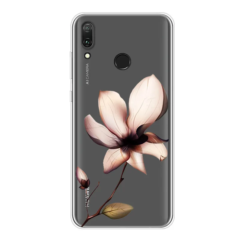 Мультяшный чехол huawei Y7 чехол Мягкая силиконовая задняя крышка чехол для телефона для huawei Y7 Prime Pro Y72019 6,26 дюймов