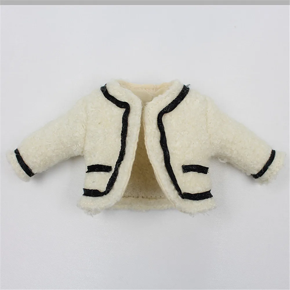 blyth doll clothes Gray dress Beige coat suitable for joint body doll icy licca Azone doll