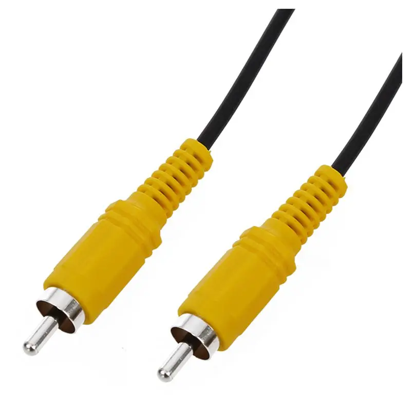 6 м Желтый RCA штекер Штекер Аудио Видео удлинитель кабель черный|Кабели HDMI| |