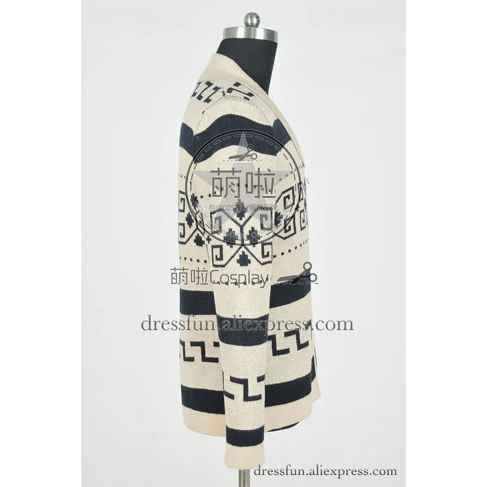 Большой Lebowski Косплей Костюм Джеффа мосты куртка пальто Костюмы Униформа костюм