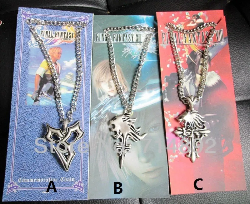 30 шт./лот аниме финальная фантазия Ожерелья Подвески игра 8 для косплея подарок